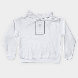 Free From Want Kids Hoodie